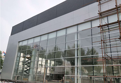 辽宁福特4S店玻璃幕墙&铝板外墙工程